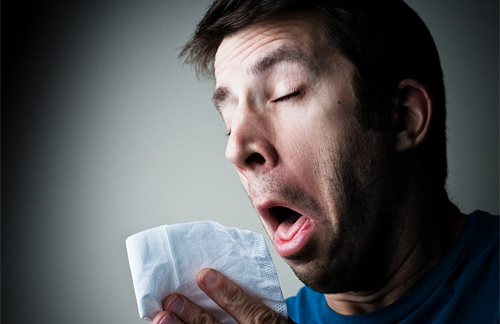 Простуда на носу