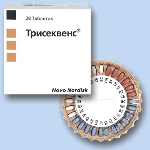 Гормонозаместительный препарат - Трисеквенс