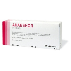 Анавенол используется для улучшения процесса кровообращения в венозных сосудах